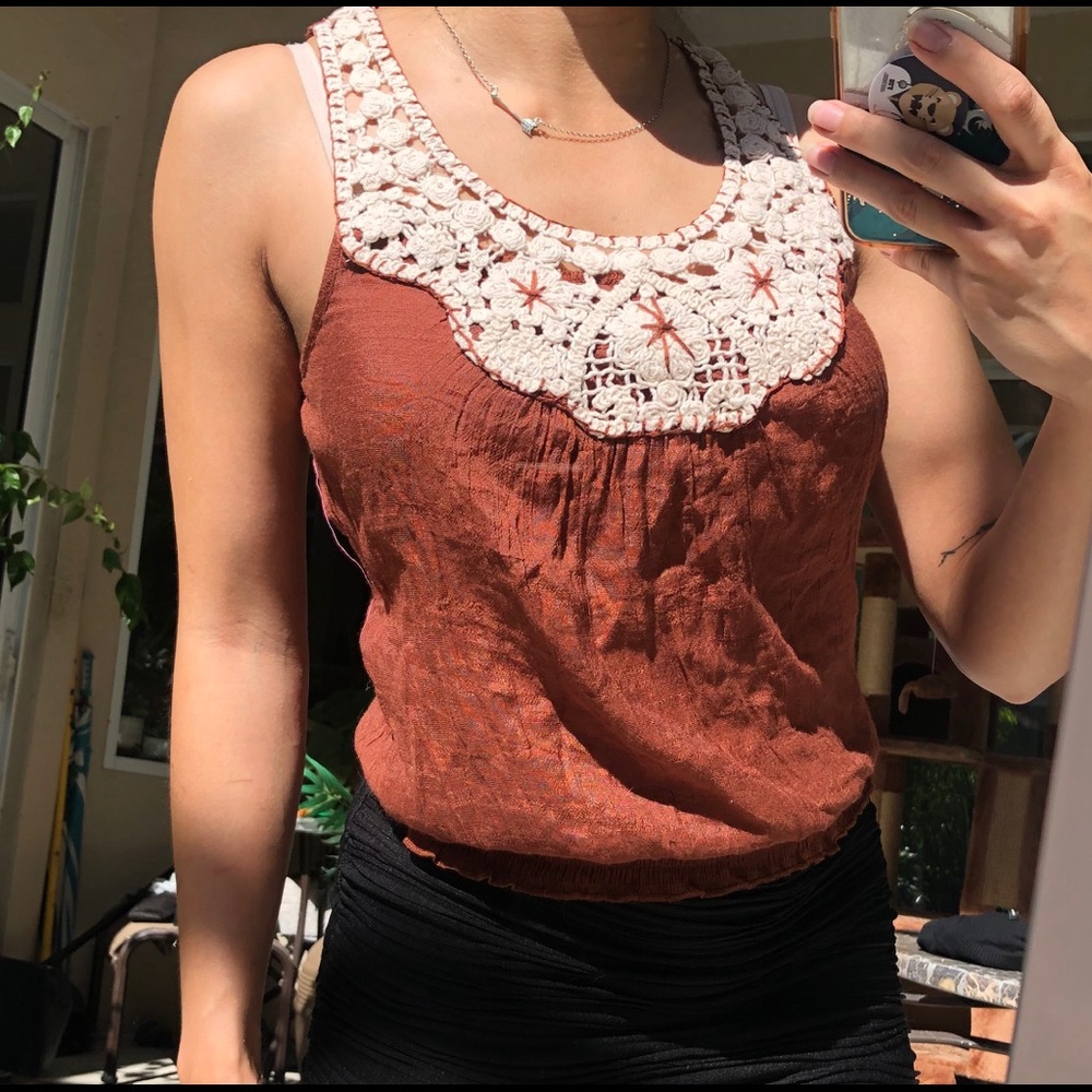 Like New Urban Outfitters Vintage Lace Shirt